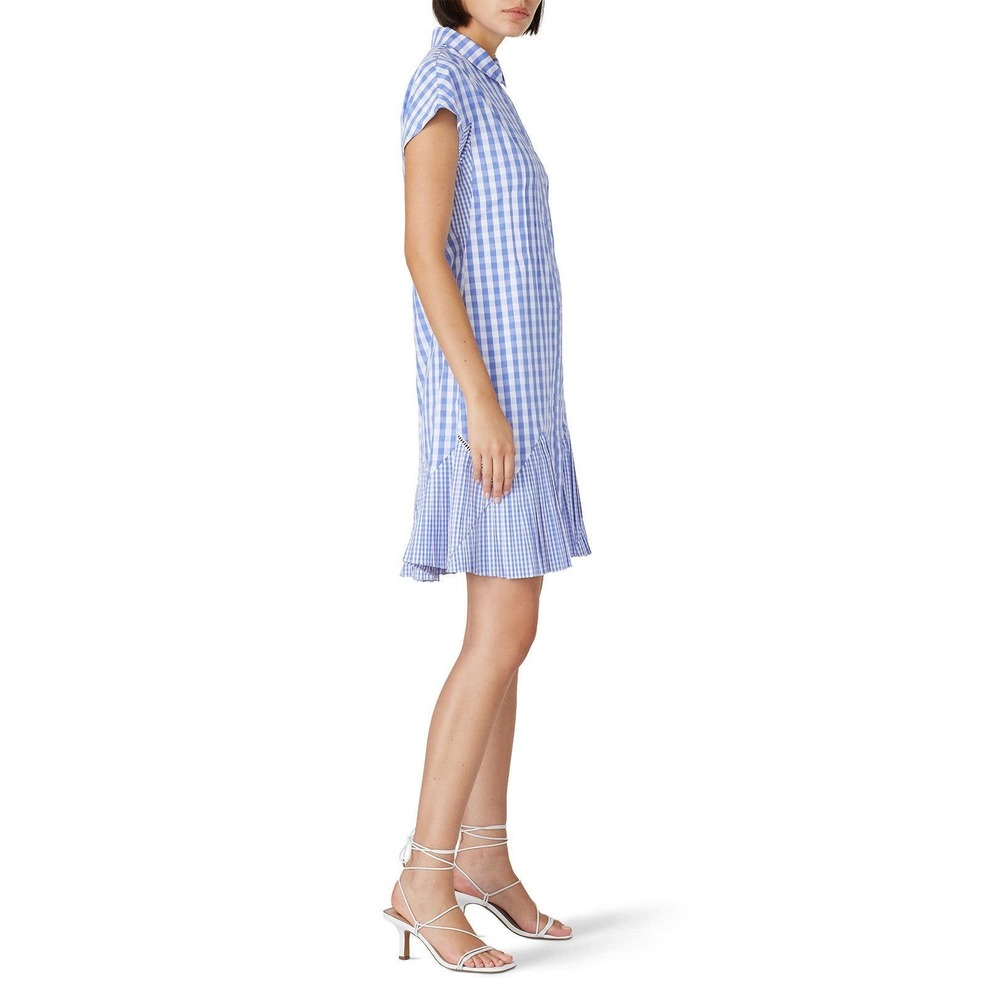 Thakoon Collective Blue Gingham Dress - Picture 2 of 5